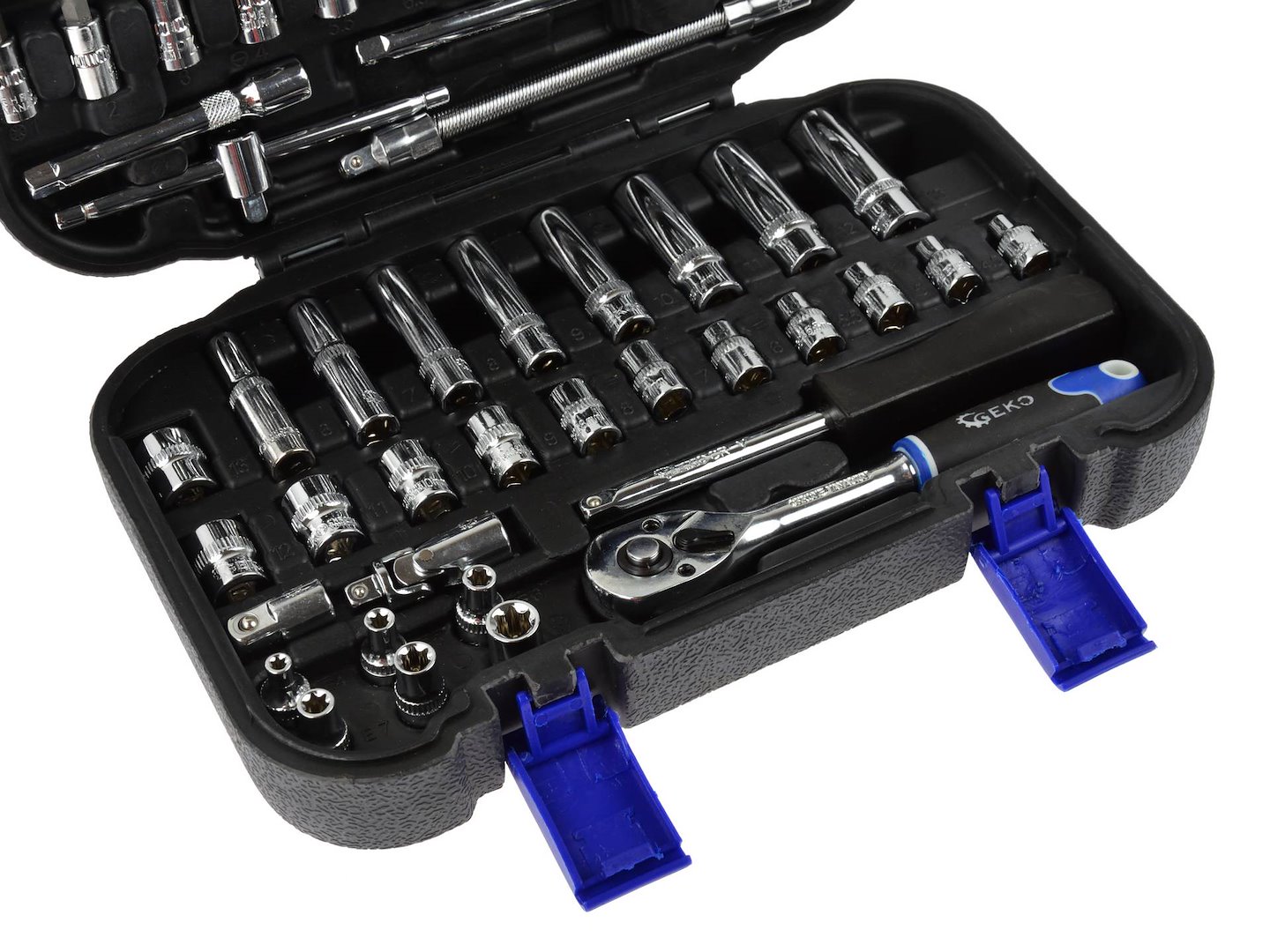 Sada torx klíčů 1/4 56 ks Geko – použití při opravě automobilu
