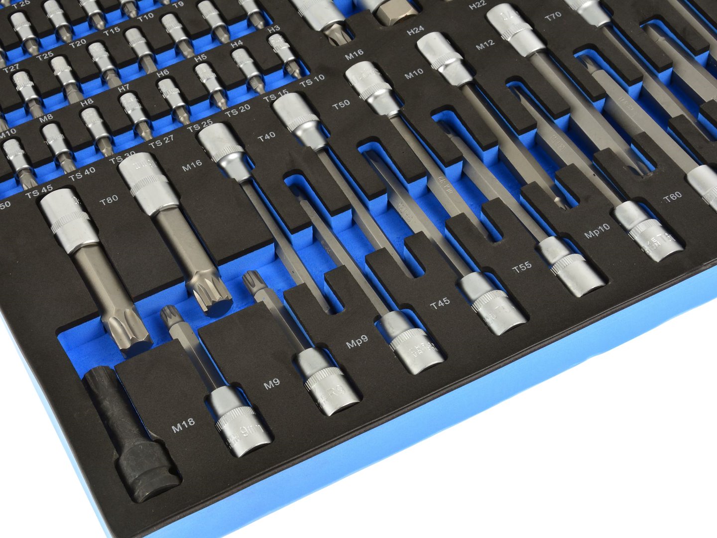 Sada Torx klíčů a bitů 102 ks CRV – bity 1/4