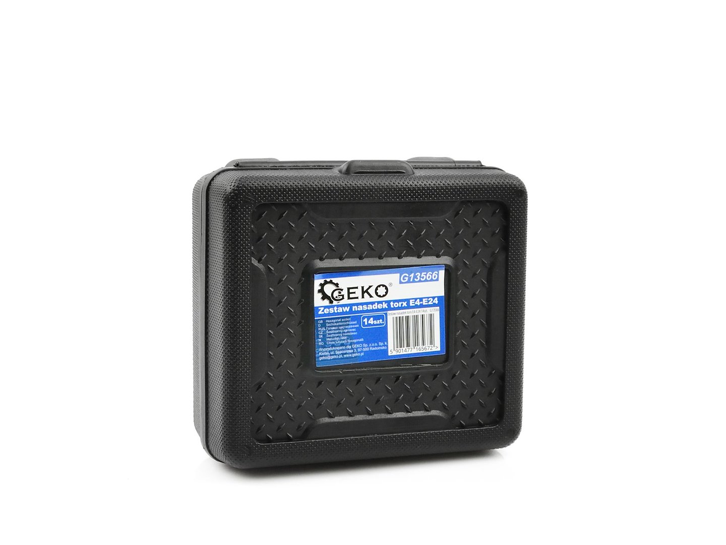 Sada torx klíčů Geko G13566 – detail Cr-V oceli a E-profilu hlavic