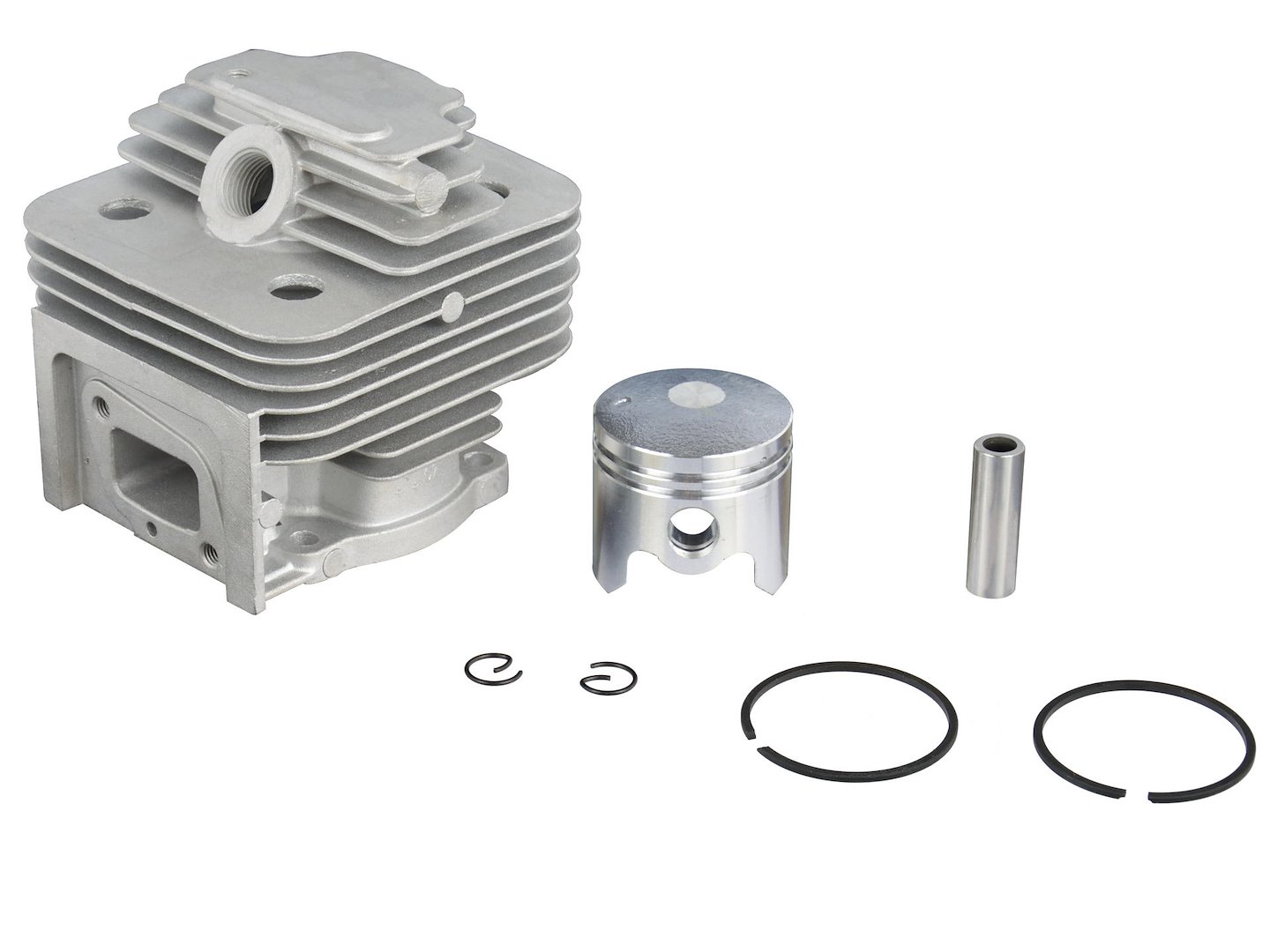 Sada válce + píst pro křovinoez 43cc 40mm – celkový pohled na sadu
