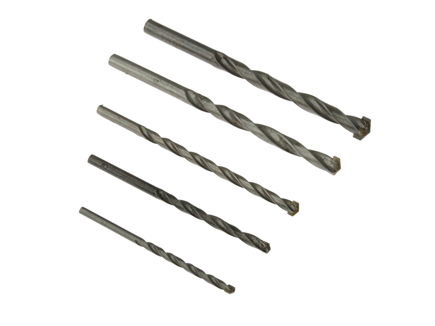 Sada vrtáků do kamene Geko 4–10 mm – celý obsah sady