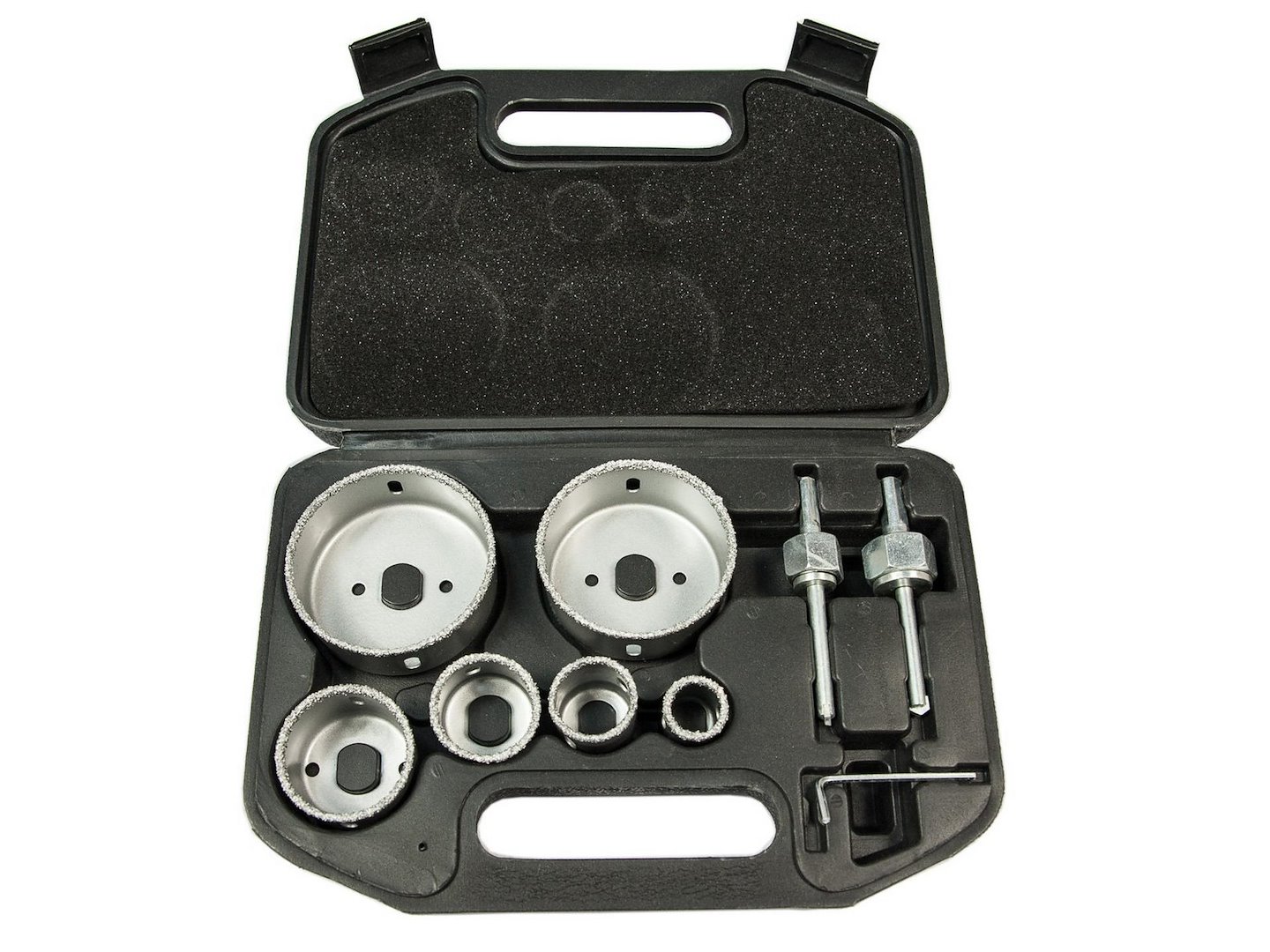 Sada wolframových vrtáků 22–73 mm, 9 ks – Geko G39990 5