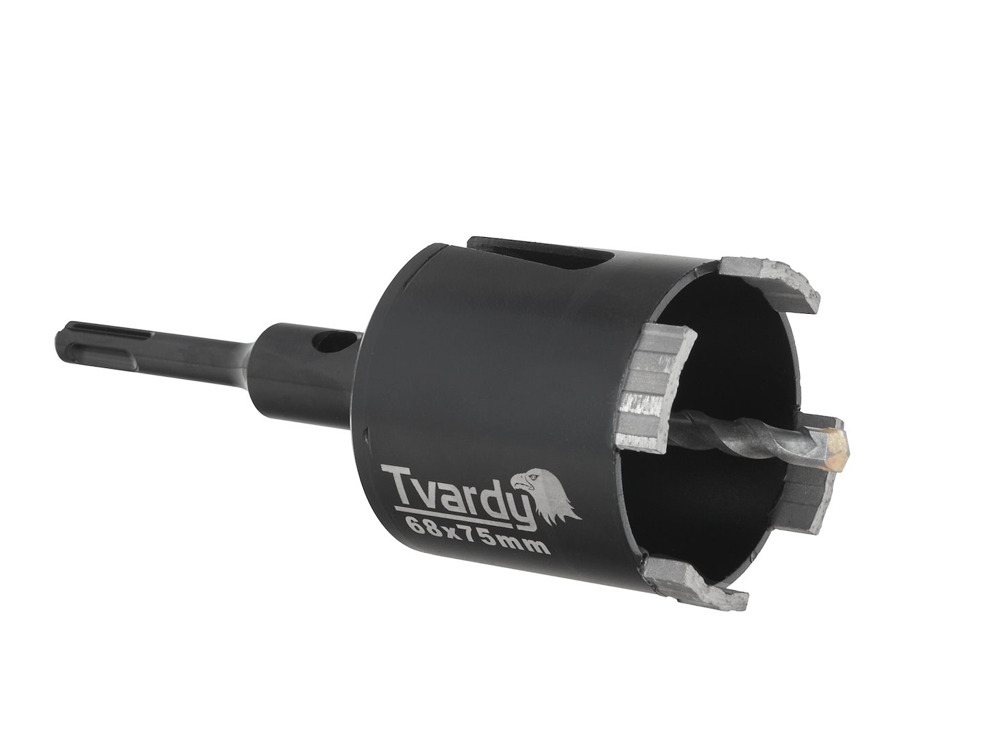 Segmentová diamantová děrovačka turbo 68 mm SDS Plus M16 – detail segmentů