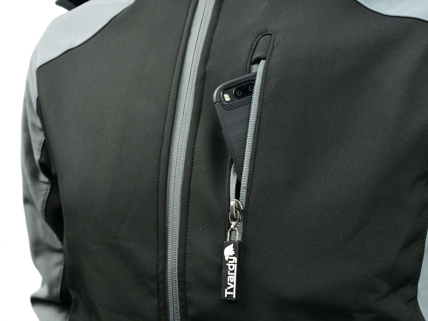 Softshellová bunda Geko velikost S – detail manžety na suchý zip