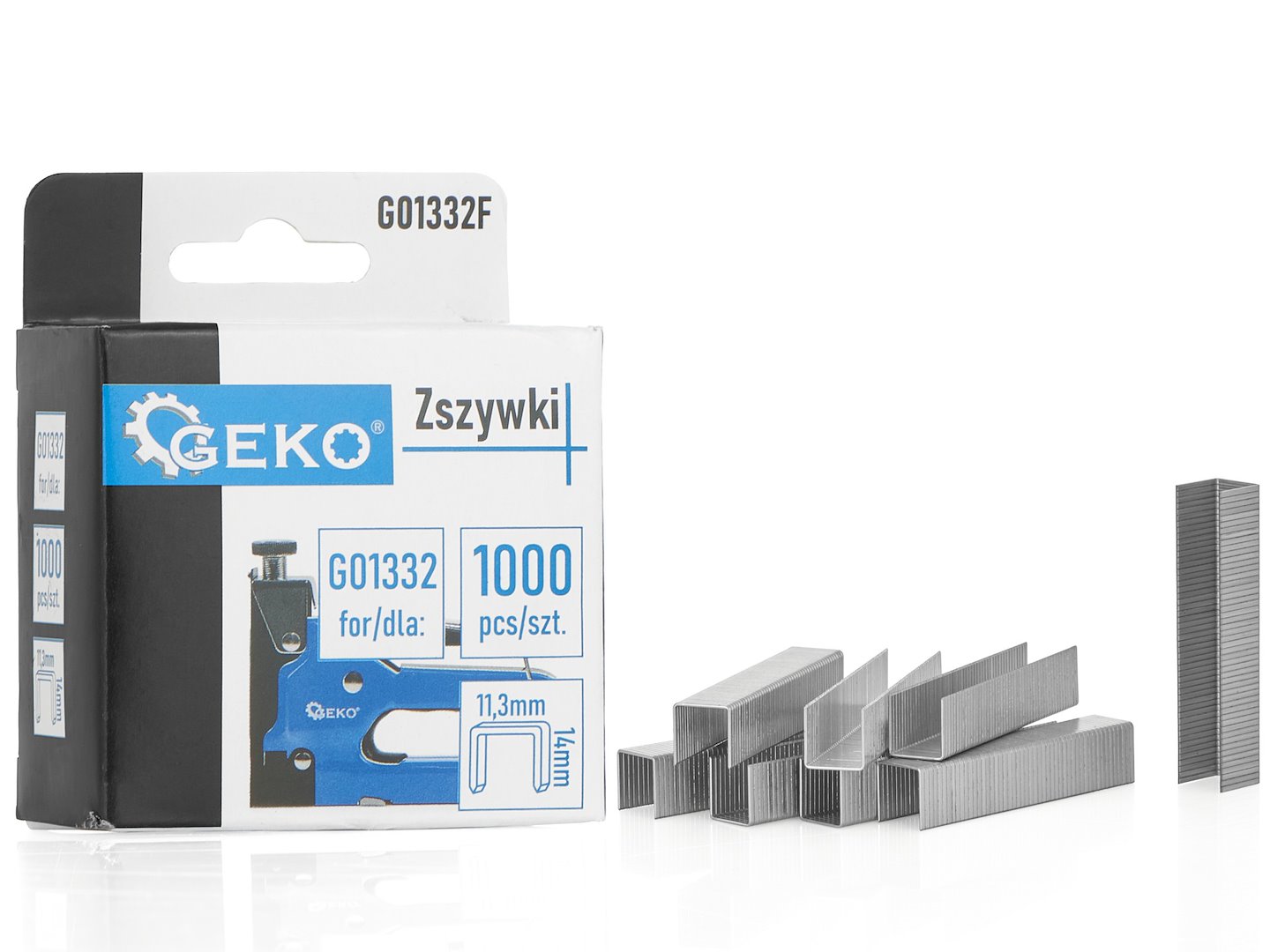 Spinky Typ G 1,2 x 11,3 mm 14 mm 1000 ks – celkový pohled na balení