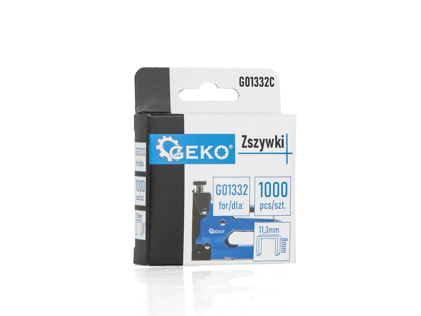 Sponky typ G 1,2 x 11,3 mm 8 mm 1000 ks – ukázka použití při práci