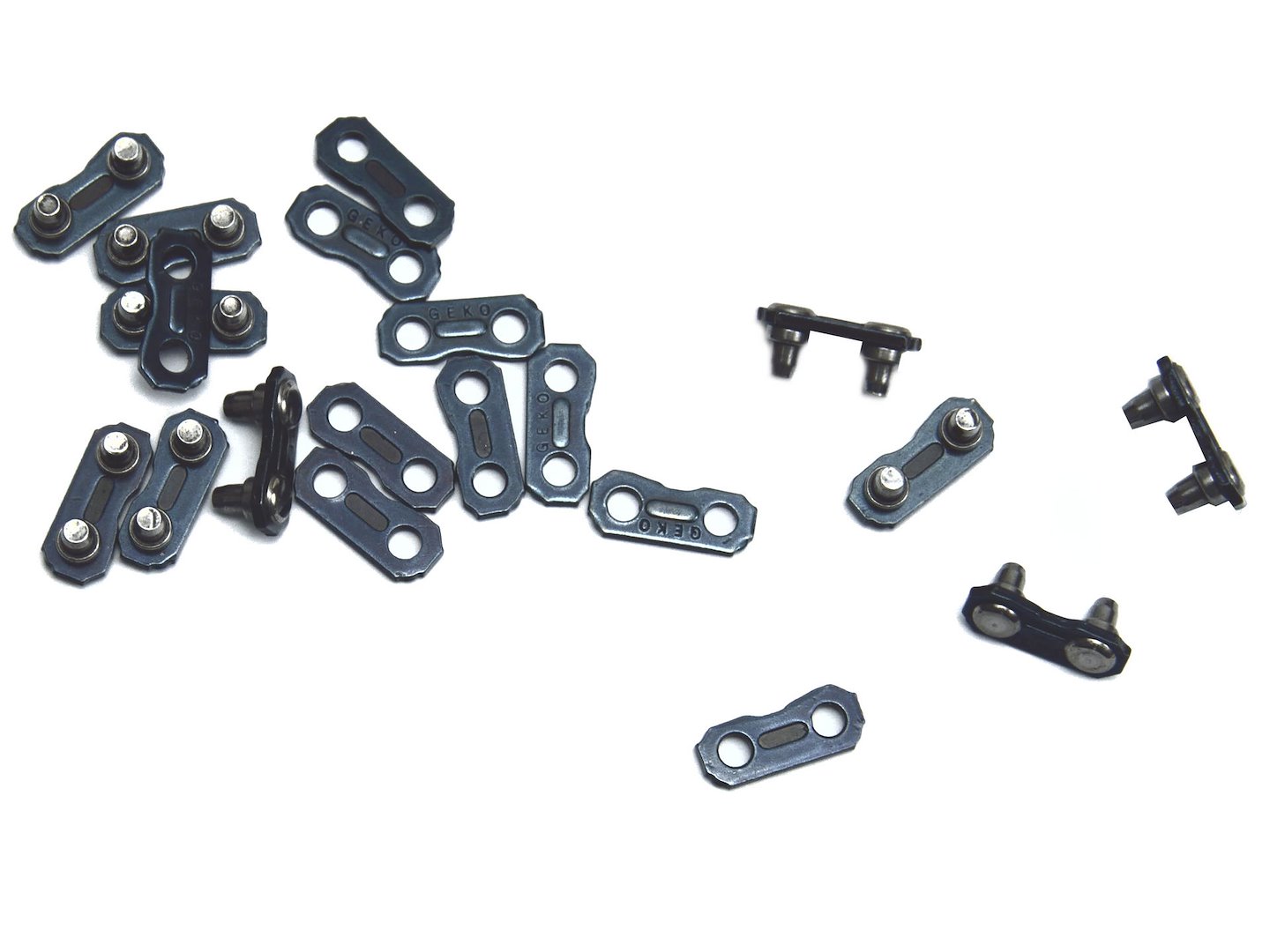 Spony pro řetězy Geko 3,8 1,3 mm – použití na pile