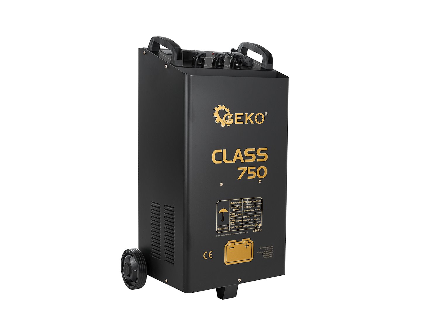 Geko CLASS 750 LCD – LCD displej a ovládací panel