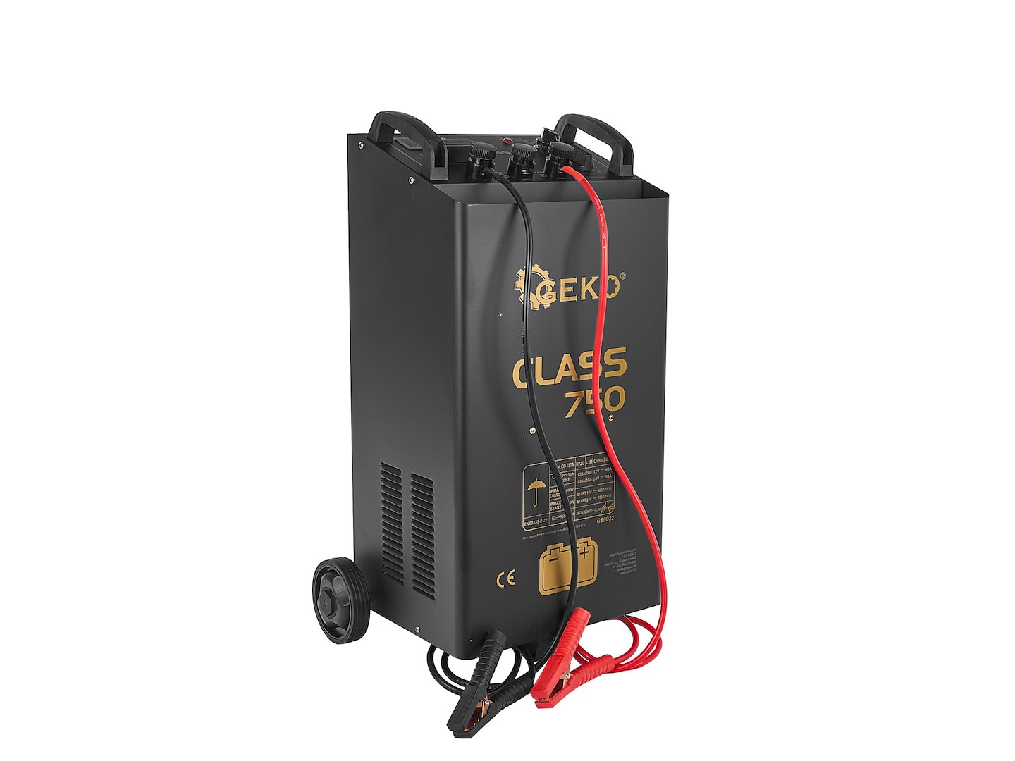 Geko CLASS 750 LCD – detail pojistek a ochranných prvků