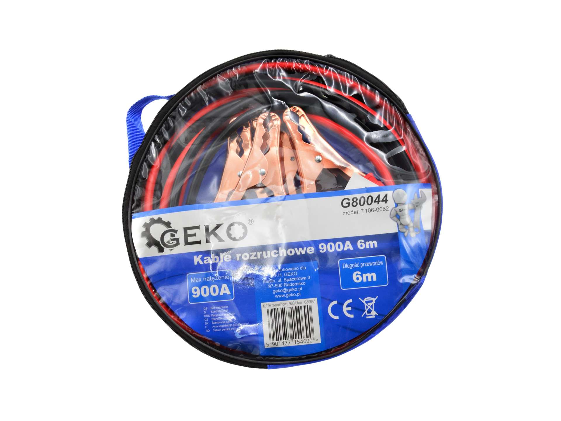 Startovací kabely 900A 6 m – Geko 4