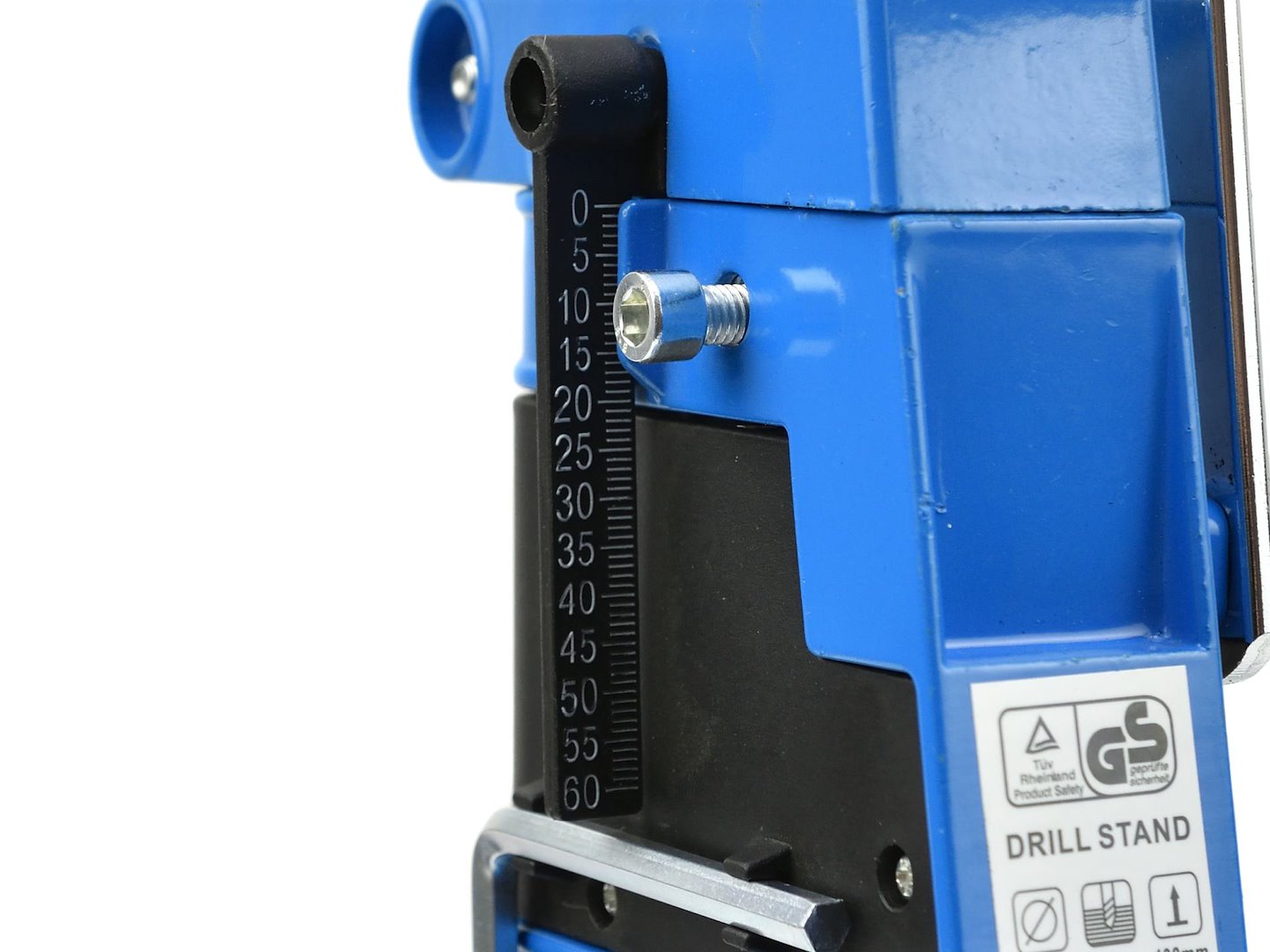 Stojan pro vrtačku se svěrákem Geko G30123 – detail svěráku