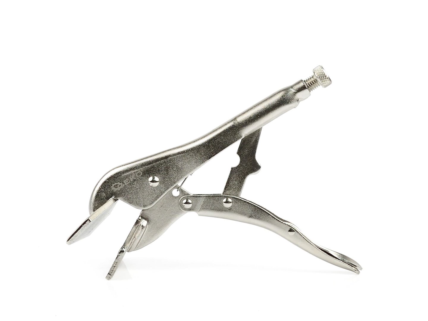 Svařovací kleště Geko 250 mm – detail plochých čelistí