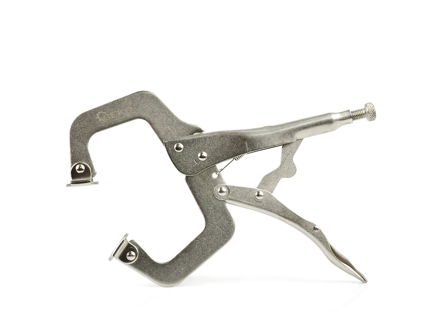 Svařovací kleště 280 mm typ C Geko – detail upínacího mechanismu
