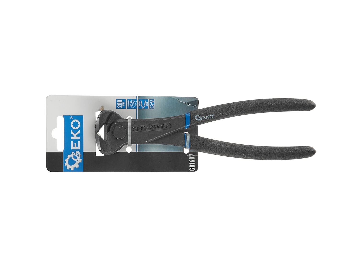 Široké čelní kleště 200 mm CrV – Geko 7