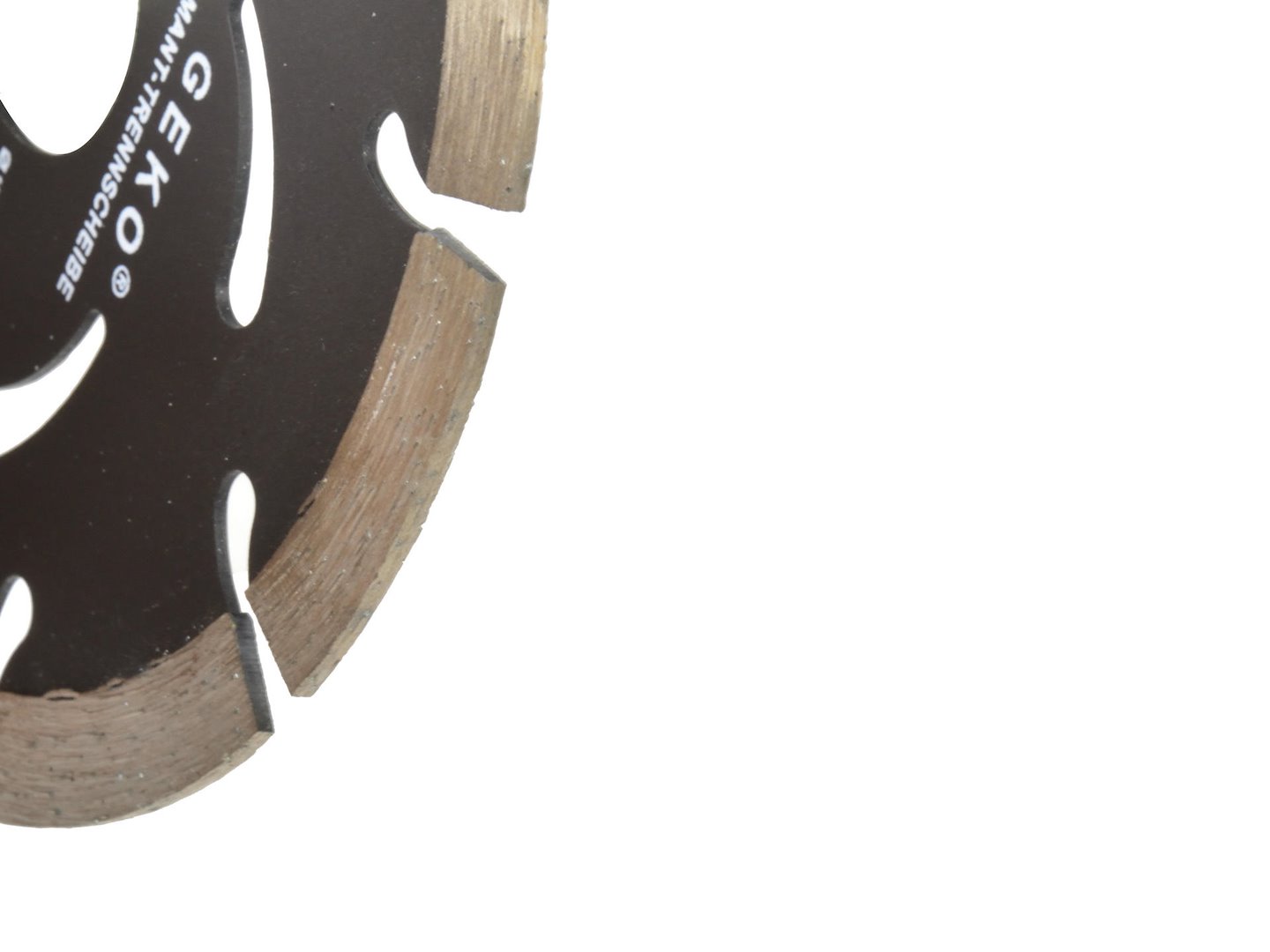 Ochranný štít Geko 125 mm × 10 mm černý – detail a balení 100 ks