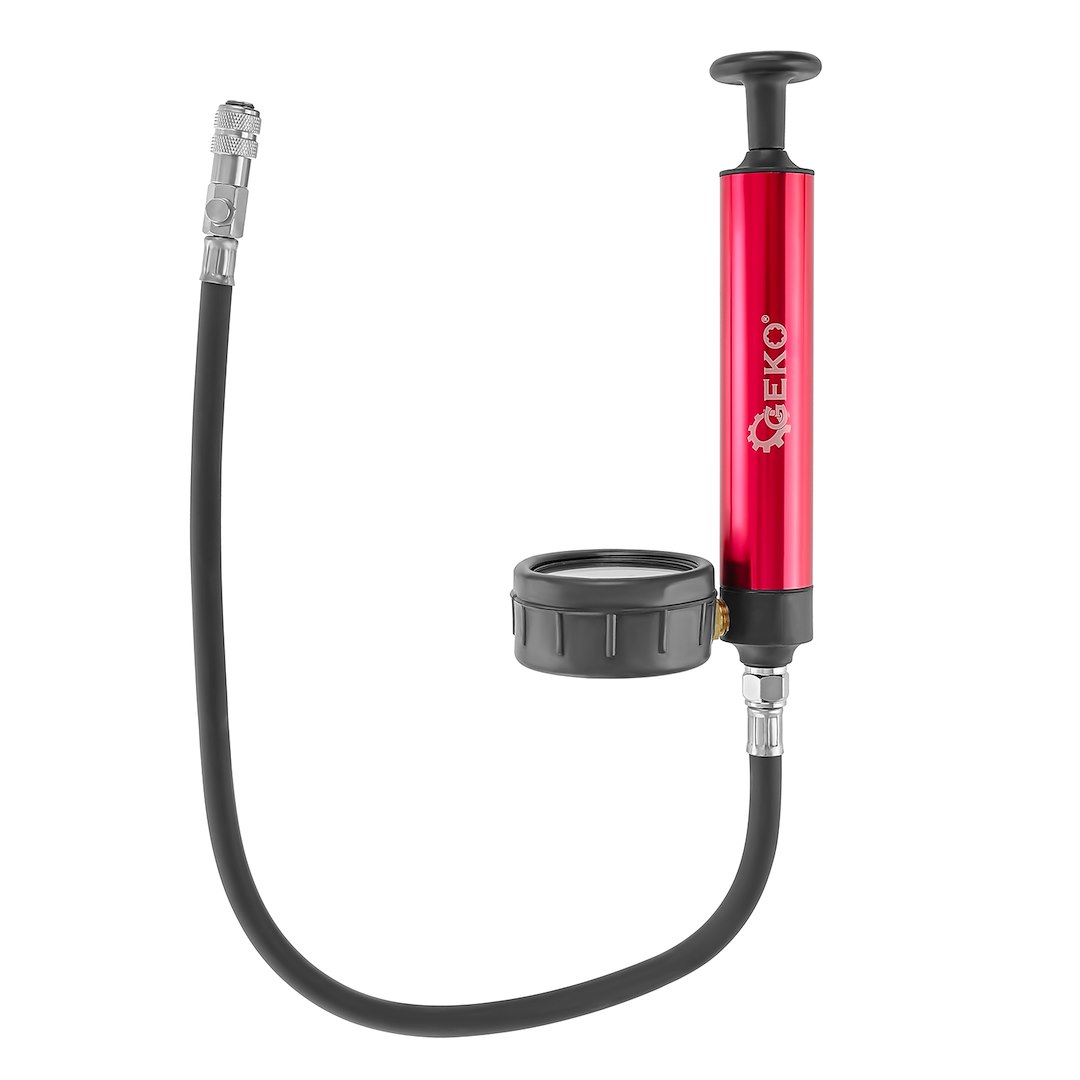 Tester tlaku chladičů Geko G02660 – detail adaptérů