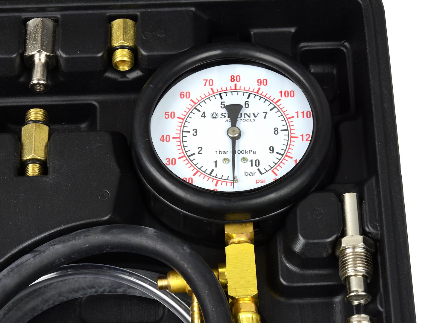 Tester tlaku vstřikování Geko G02650 – sada adaptérů
