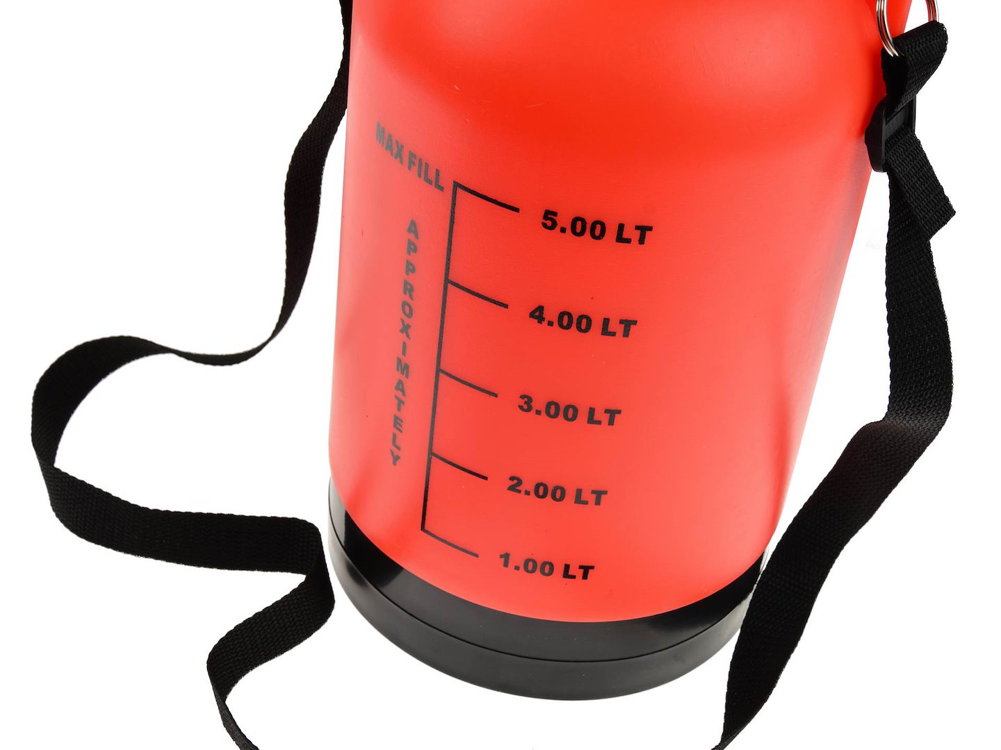 Tlakový postřikovač 5L Geko ORANGE – detail nádrže a víka
