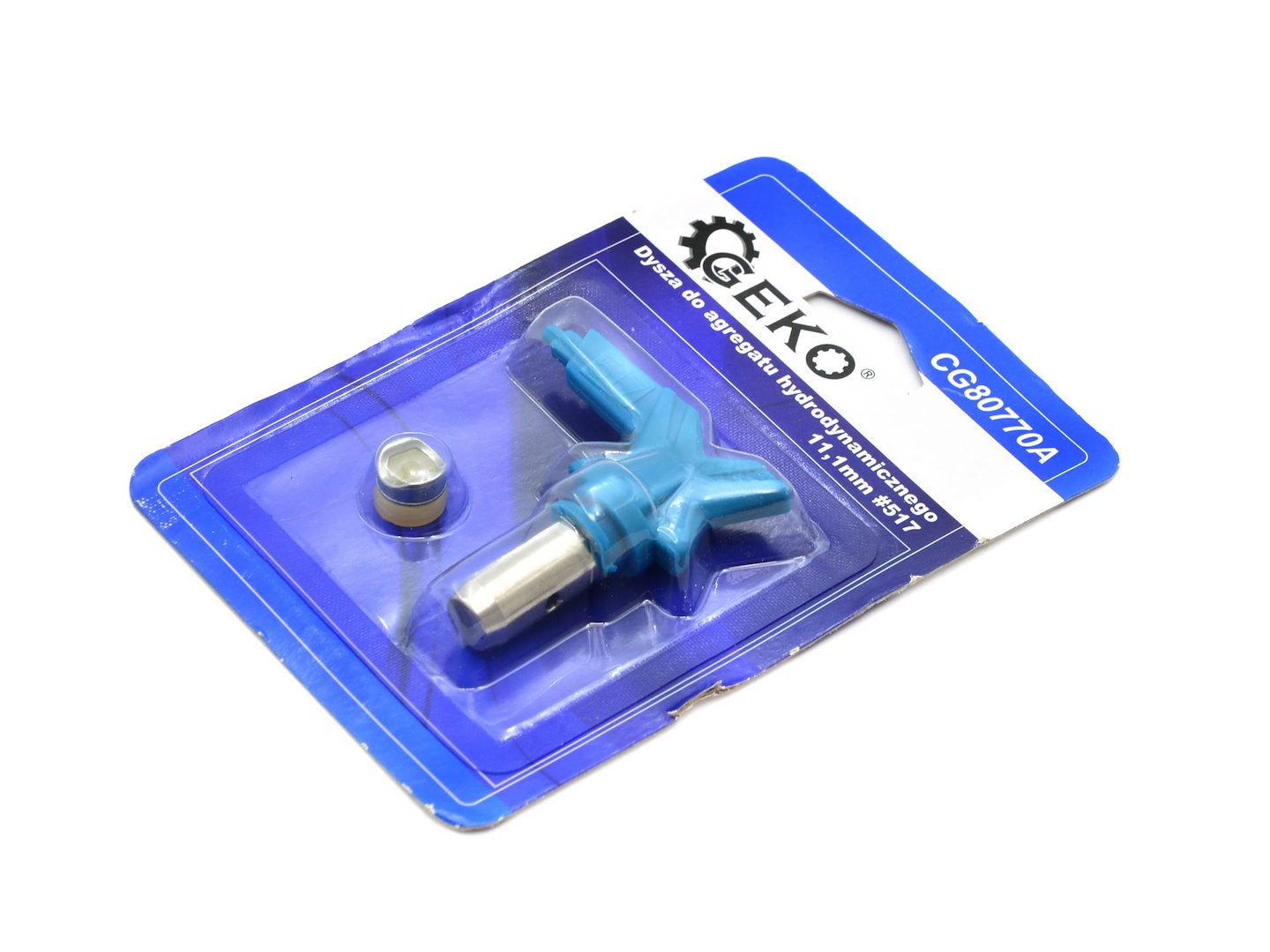 Tryska pro hydrodynamický agregát 11,1 mm 517 – detail trysky Geko