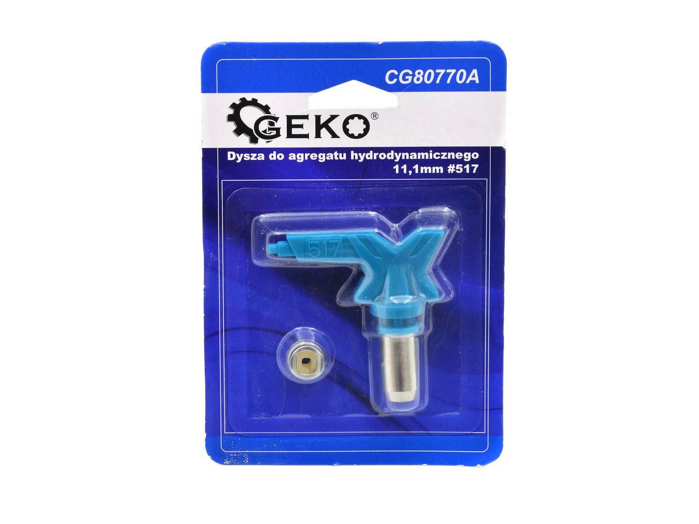 Tryska pro hydrodynamický agregát 11,1 mm 517 – pohled na trysky v balení