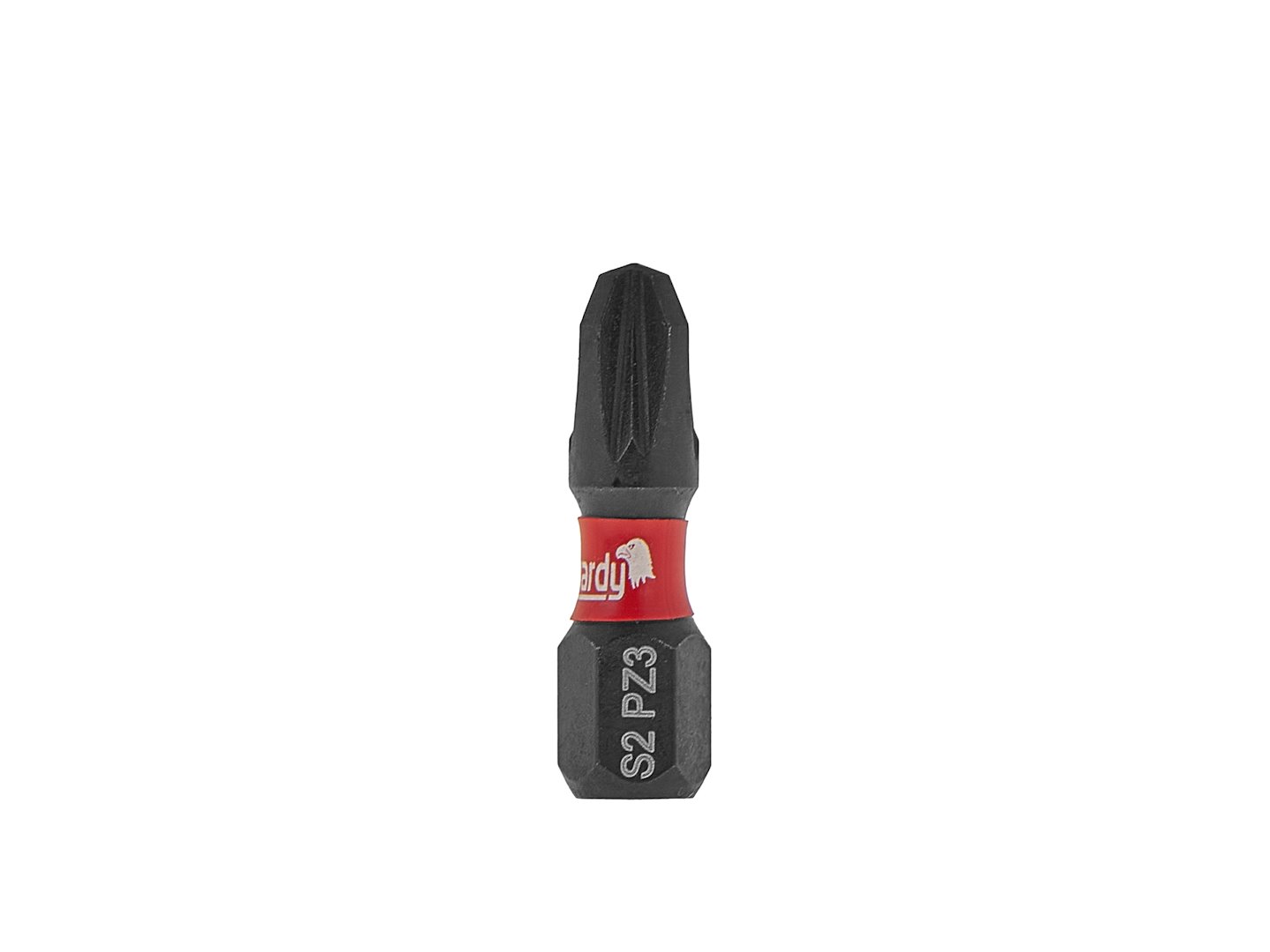 Úderový bit PZ3 25 mm S2 – detail profilu Pozidriv
