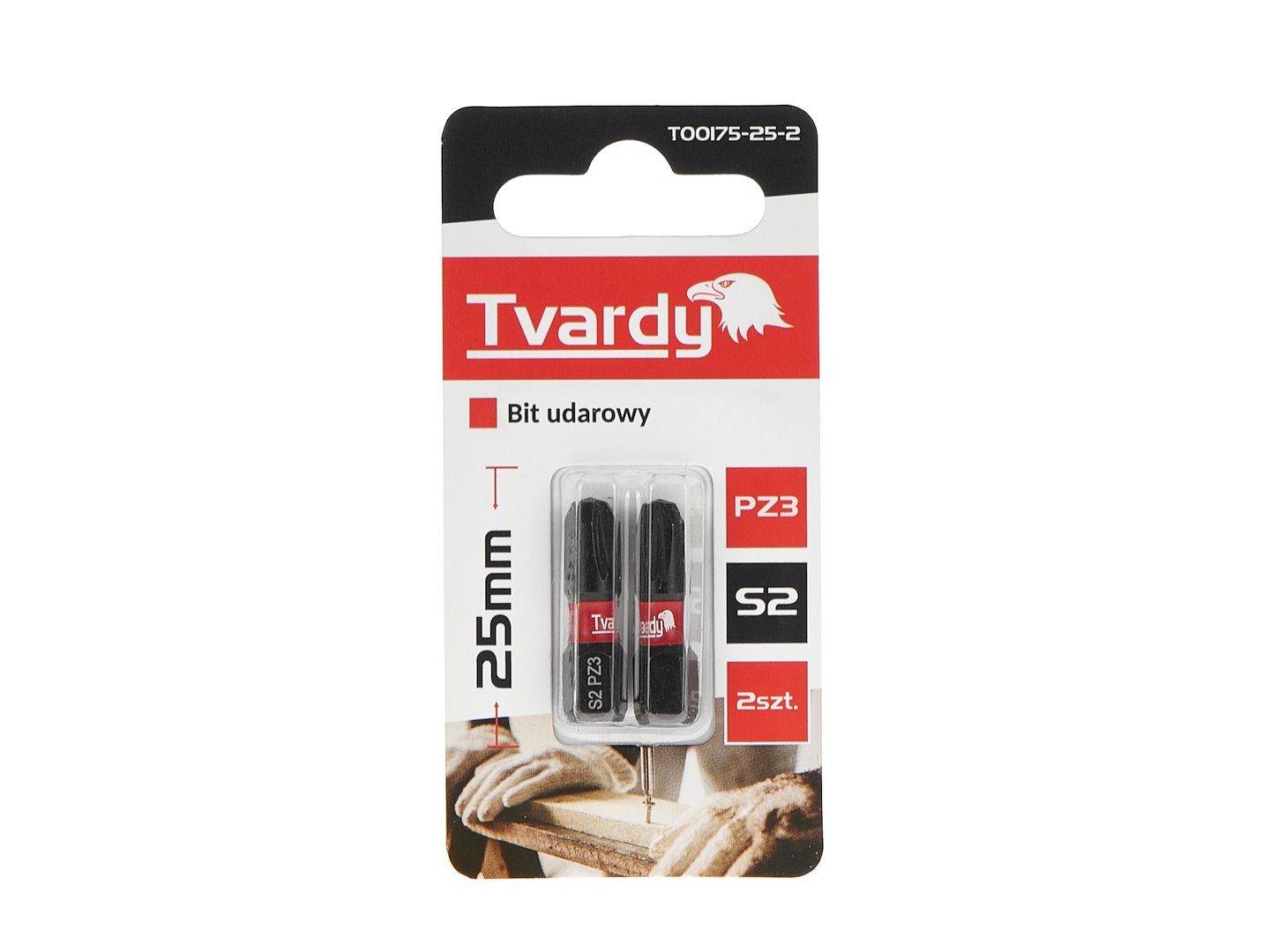 Úderový bit PZ3 25 mm S2 – možnosti balení