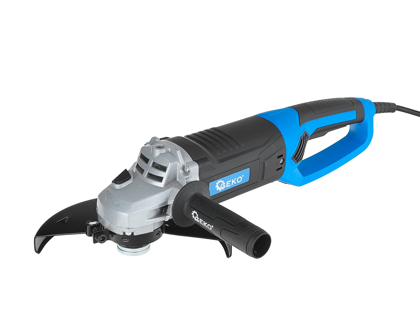 Úhlová bruska Geko 230 mm 2100 W – ergonomická rukojeť