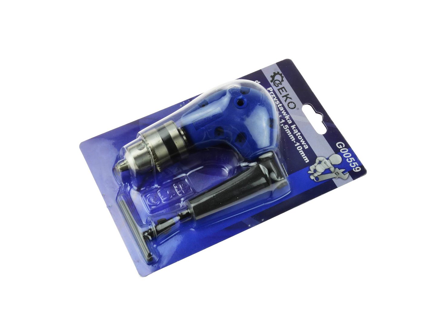 Úhlový nástavec pro vrtačku 1,5–10 mm – Geko 5