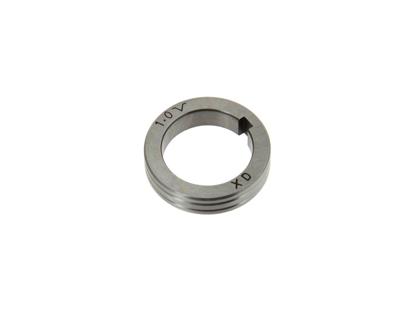 Váleček pro podavač drátu Geko 1,0 mm–0,8 mm – pohled na dl