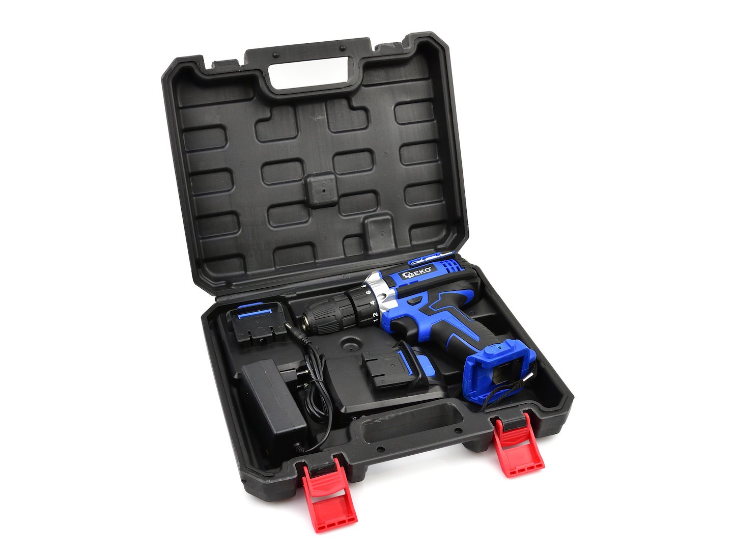 Vrtačka/šroubovák Geko 21 V – ergonomická rukojeť