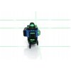 Zelený křížový laser 4D 360° samonivelační + stativ