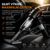 3v1 Akumulátorový vysavač Kraft&Dele – 100W, 6000mAh, USB-C