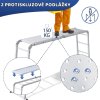 7v1 Multifunkční hliníkový žebřík 4x3 PROFI + ZDARMA 2x PODLÁŽKA