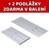 7v1 Multifunkční hliníkový žebřík 4x3 PROFI + ZDARMA 2x PODLÁŽKA