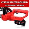 Aku Komplet SET - Jednoruční aku řetězová pila 30cm 12" BOXER - 2x Baterie + lišta + řetěz