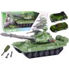 12712 6 tank vojenske vozidlo diy k rozebrani zelene zvuky set auticka