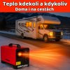 Mobilní naftové nezávislé topení 8 kW, 12 V / 230 V s LCD a dálkovým ovládáním