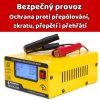 Microprocesorová univerzální nabíječka autobaterií POWERMAT - 12V-24V, LCD Displej