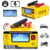 Microprocesorová univerzální nabíječka autobaterií POWERMAT - 12V-24V, LCD Displej