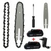 Aku Komplet SET - Řetězová Pila 6" - 2× Baterie + 1× vodící lišta + 1× řetěz + 1× nabíječka