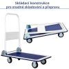 Plošinový skládací vozík - ocel, max. zatížení 150 kg