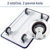 Plošinový skládací vozík - ocel, max. zatížení 150 kg