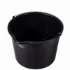 70419 1 stavebni kbelik 12 l cerny s nalivkou