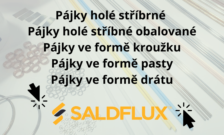 Sortiment pájek SALDFLUX - Ing.Eva Plecitá