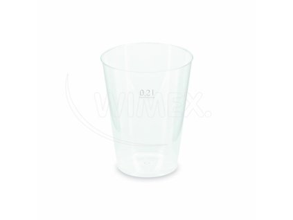 Pohár vratný (PP) opakovane použiteľný Ø68mm 0,2L [40 ks]