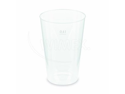 Pohár vratný (PP) opakovane použiteľný Ø86mm 0,4L [50 ks]
