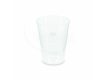 Pohár vratný (PP) opakovane použiteľný extra-silný Ø76mm 0,2L [25 ks]