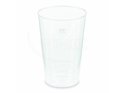 Pohár vratný (PP) opakovane použiteľný extra-silný Ø93mm 0,5L [12 ks]