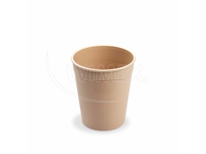 Pohár (PP) opakovane použiteľný krémový Ø80mm 0,2L [10 ks]