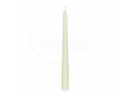Sviečka kónická béžová Ø23 x 245 mm [10 ks]